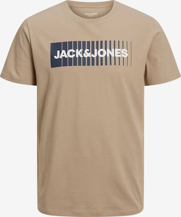JACK & JONES - Camiseta en beige: frente