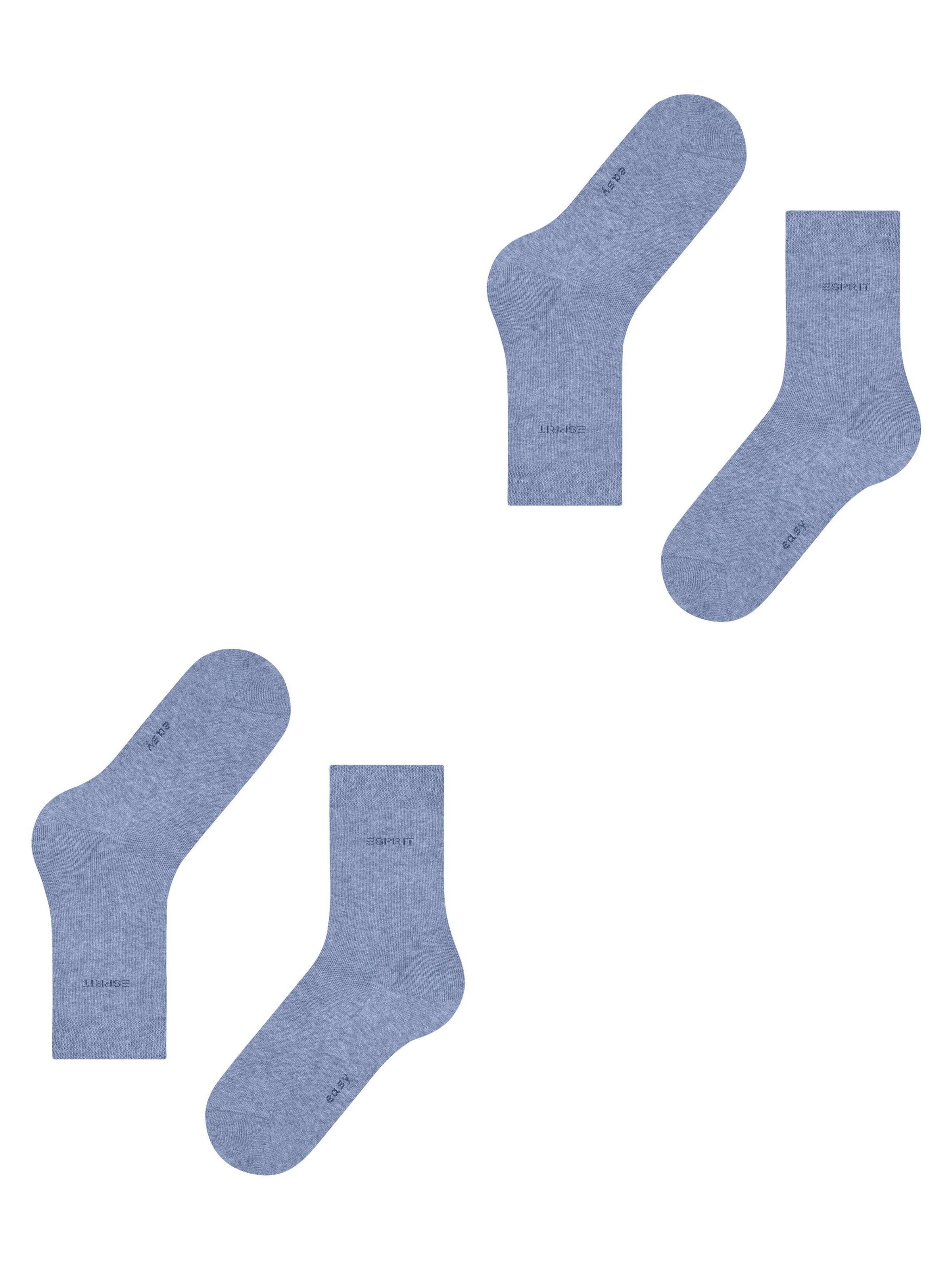 ESPRIT Socks 'Basic Easy 2-Pack' in Blue