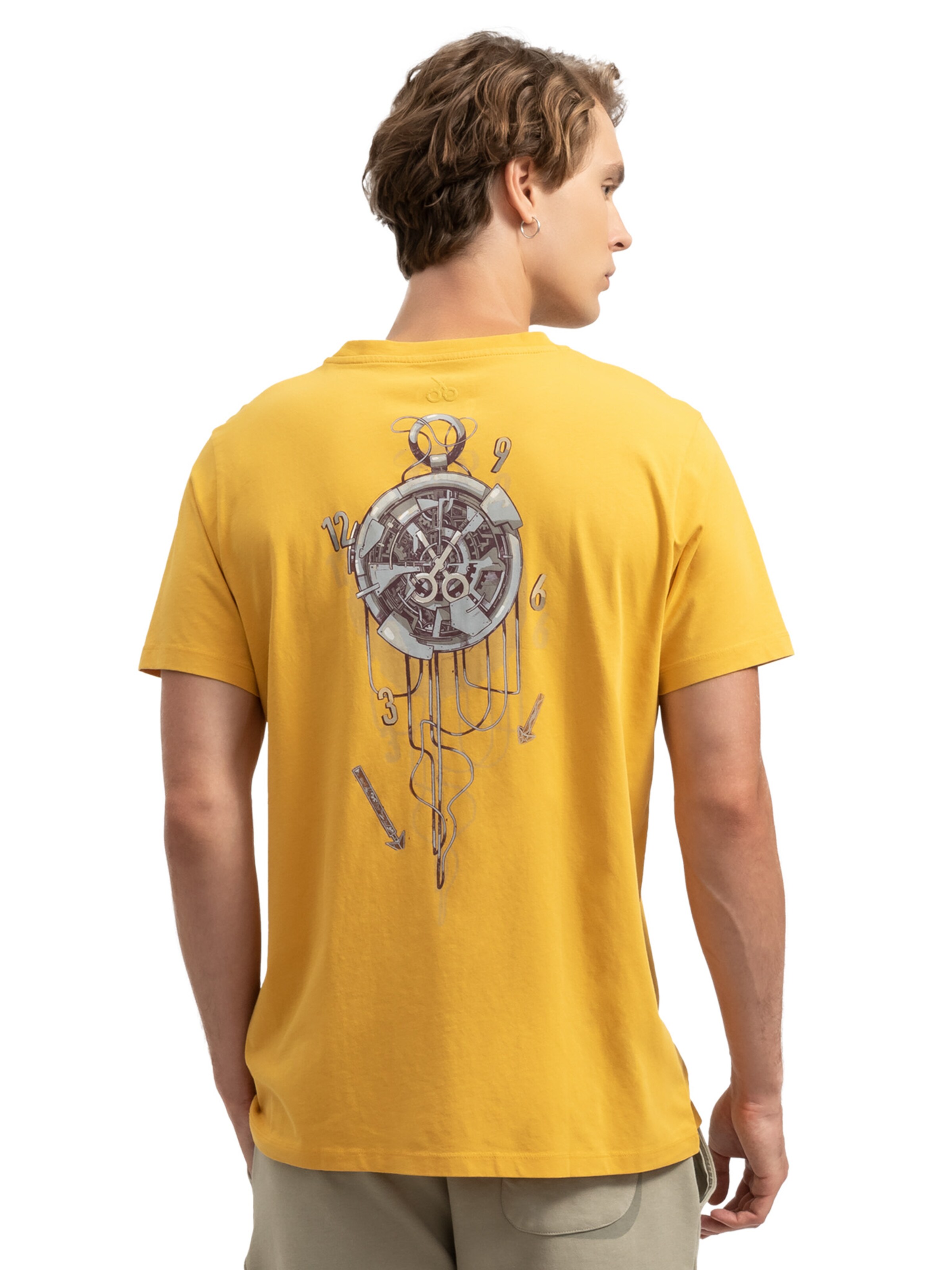 Kaft Shirt 'Time' in Yellow: front
