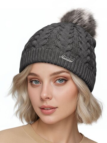 Neverless Beanie '1975' in Grey: front