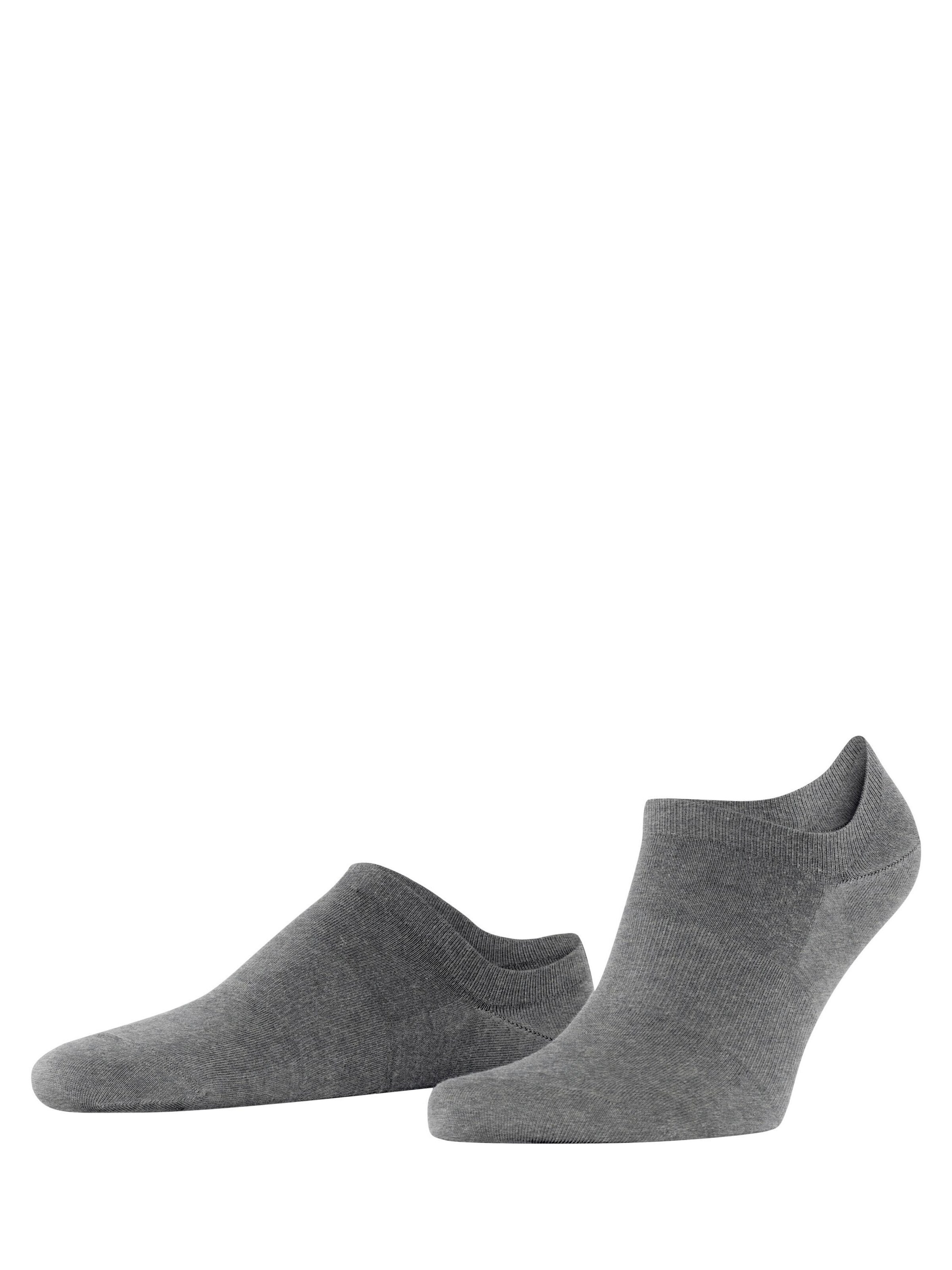 FALKE Füßlinge 'ClimaWool'‌ in Grau: Vorderseite