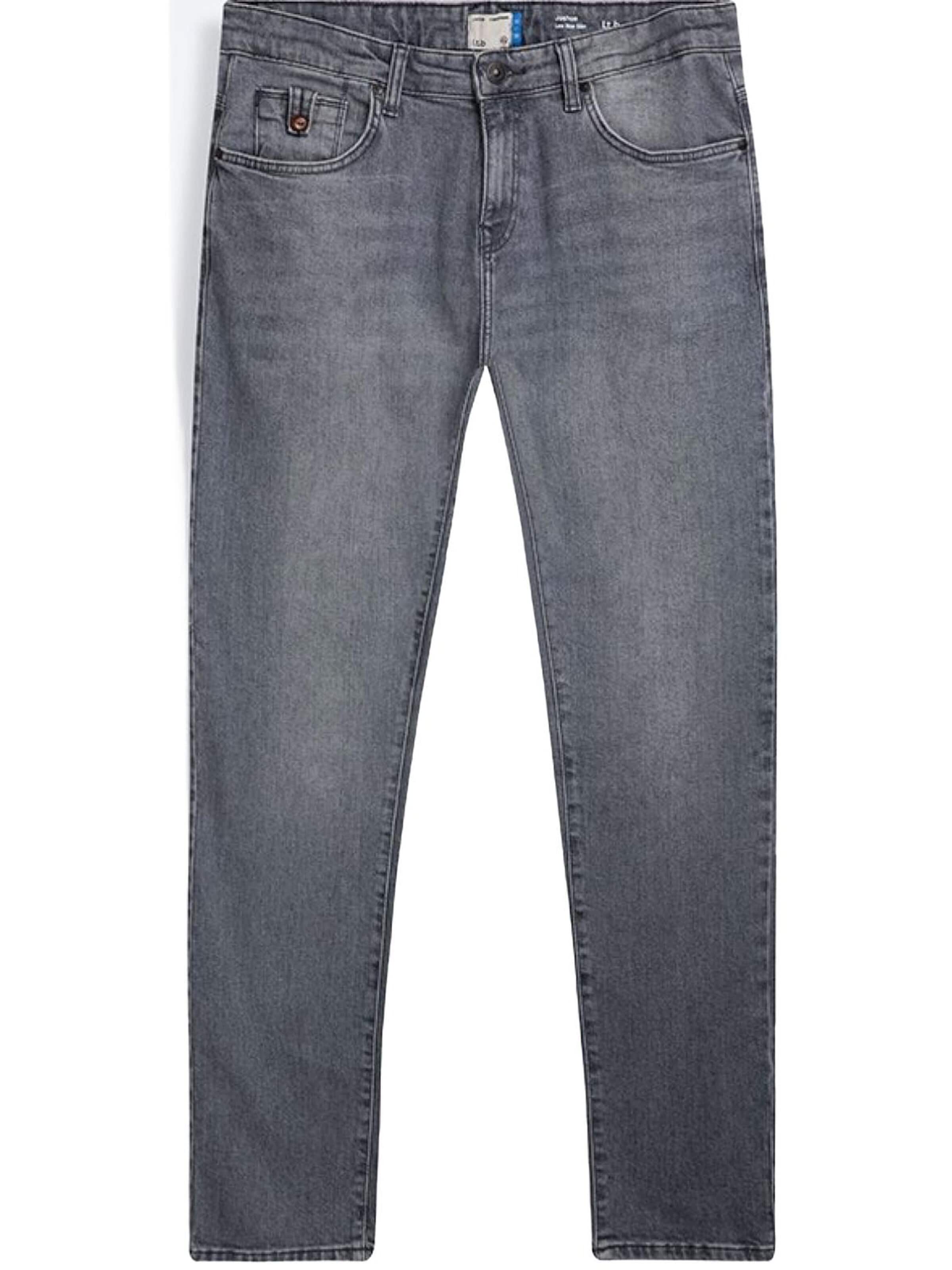 LTB Jeans - Slimfit Vaquero 'LTB Jeans Herren Joshua Skinny Leg Low Waist Jeanshose' en gris: frente