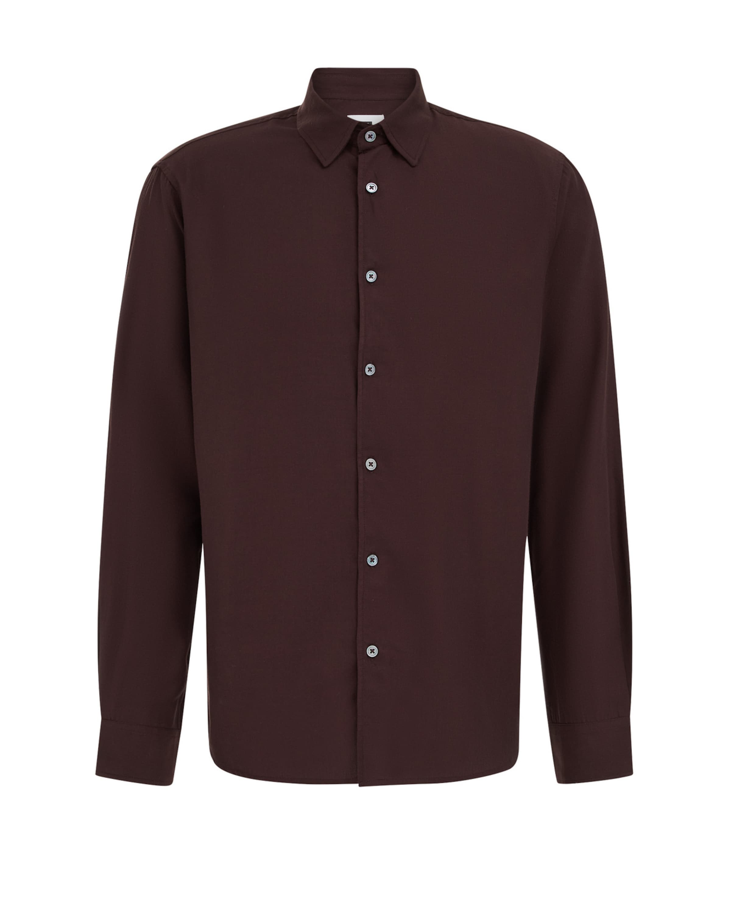 Regular fit Camicia di WE Fashion in marrone: frontale