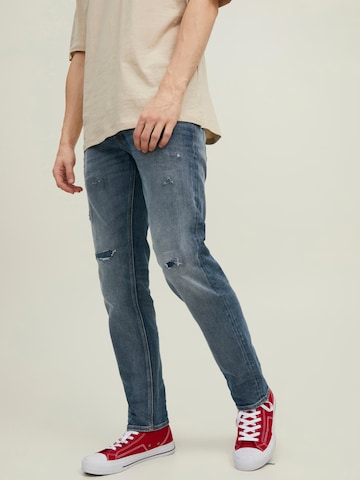 Regular Jean 'Mike Wood' JACK & JONES en bleu : devant