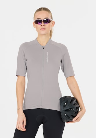 ENDURANCE Fahrradshirt 'Paxton' in Grau: Vorderseite