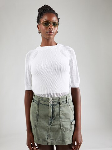 Pull-over 'NEW LEXSUN' VERO MODA en blanc : devant