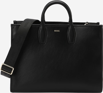 BOSS Shopper táska 'Sandy' - fekete: elől