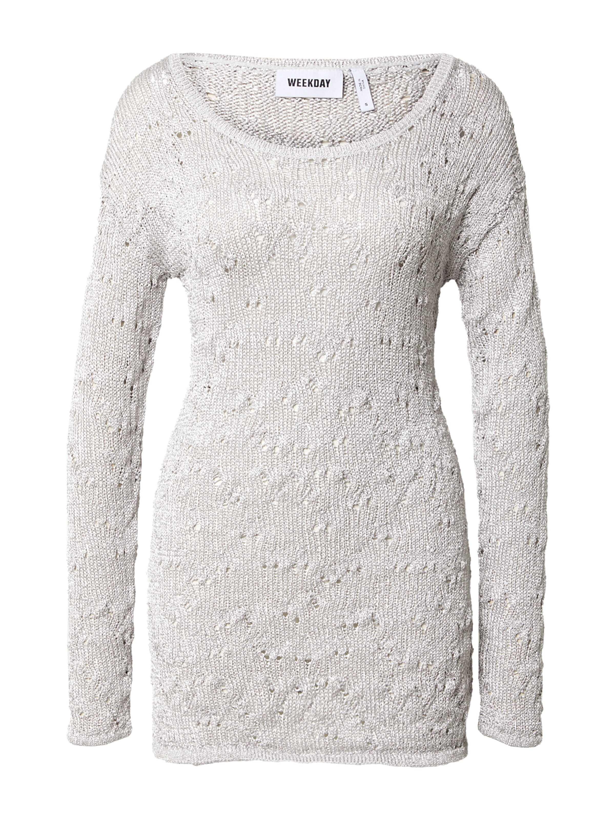 WEEKDAY Pullover 'Melany' in Grau: Vorderseite