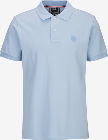 19V69 ITALIA Poloshirt 'Emilio' in Blau: Vorderseite