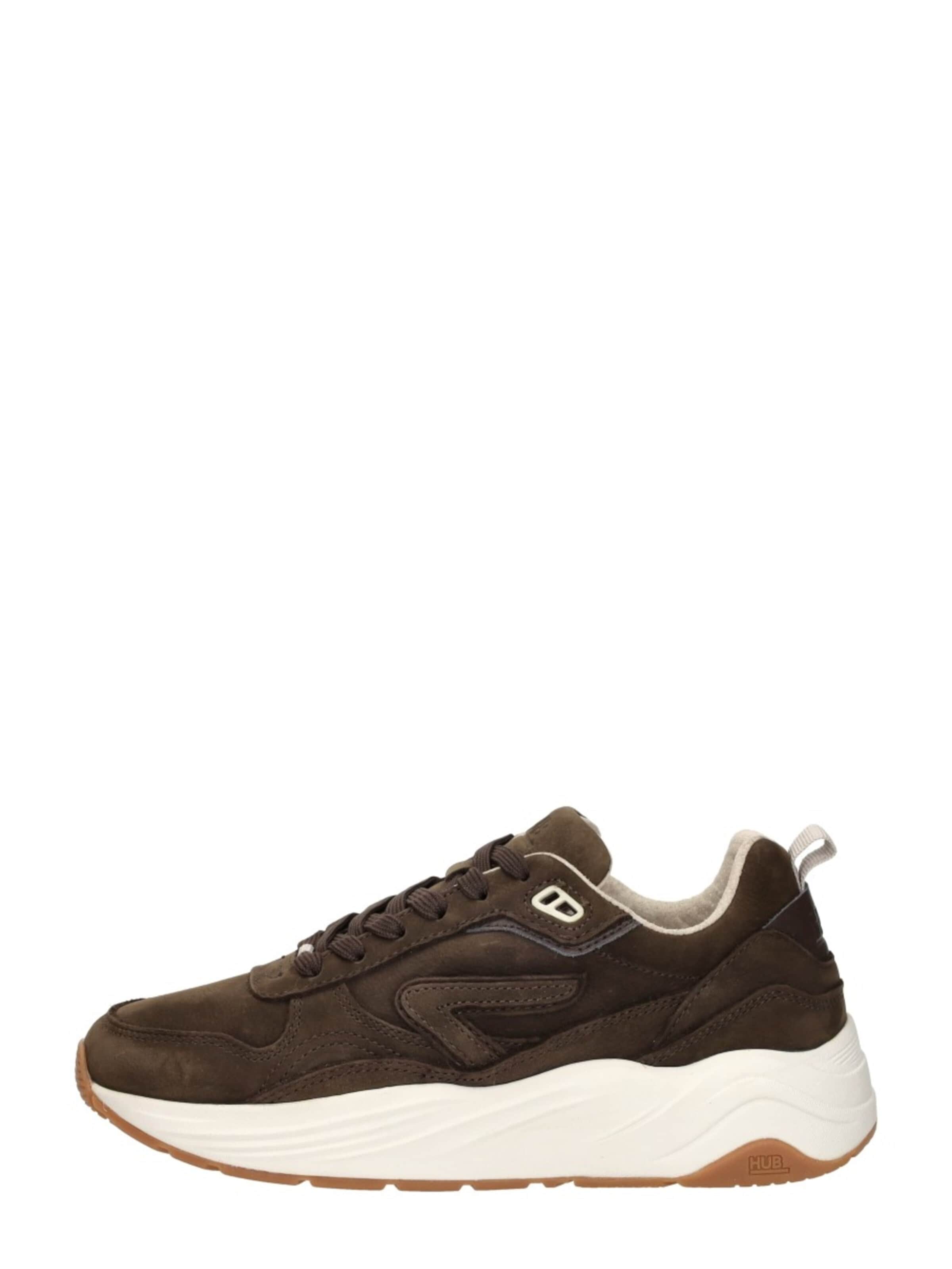 HUB Sneakers laag 'Glide' in Bruin: voorkant