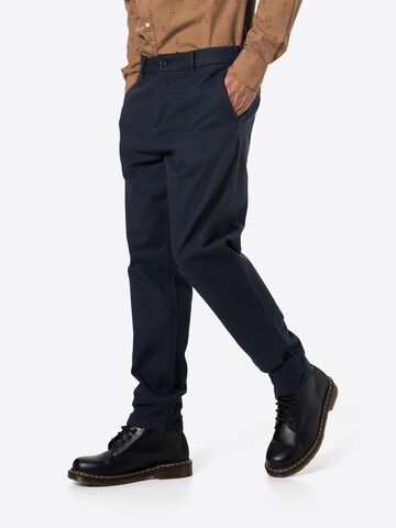 Coupe slim Pantalon chino 'Fave' SCOTCH & SODA en bleu : devant