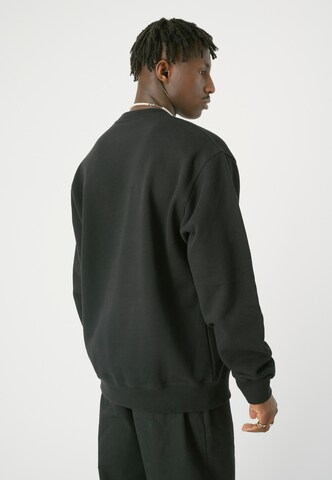 Cleptomanicx Pullover 'Sketch Gull' in Schwarz