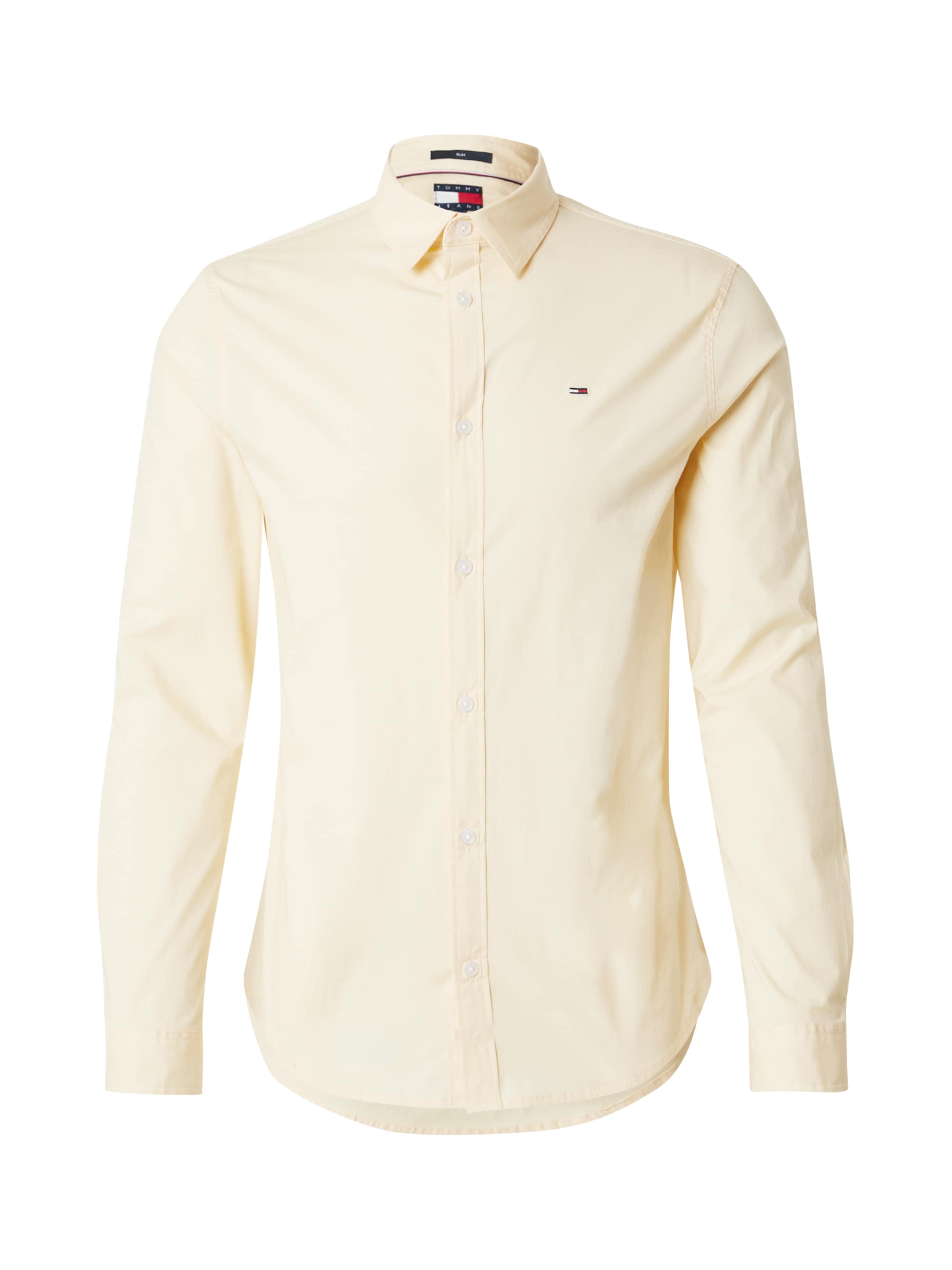 Tommy Jeans Πουκάμισο σε κίτρινο: μπροστά