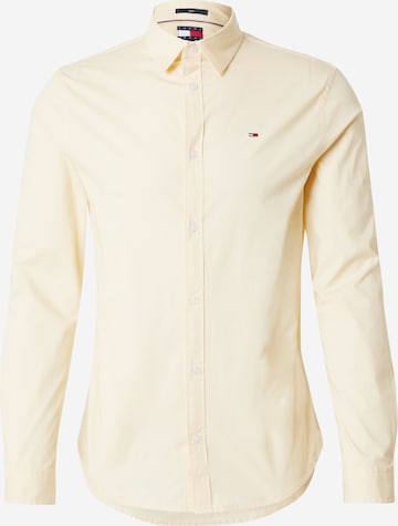 Tommy Jeans Hemd in Gelb: Vorderseite