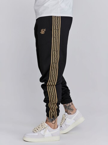 SikSilk Regular Sports trousers in Black