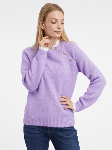 Orsay Sweater in Purple: front