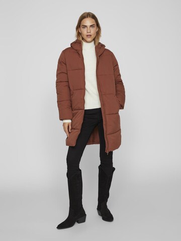VILA Winter coat 'VITrust' in Brown