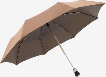 Doppler Manufaktur Umbrella in Brown: front