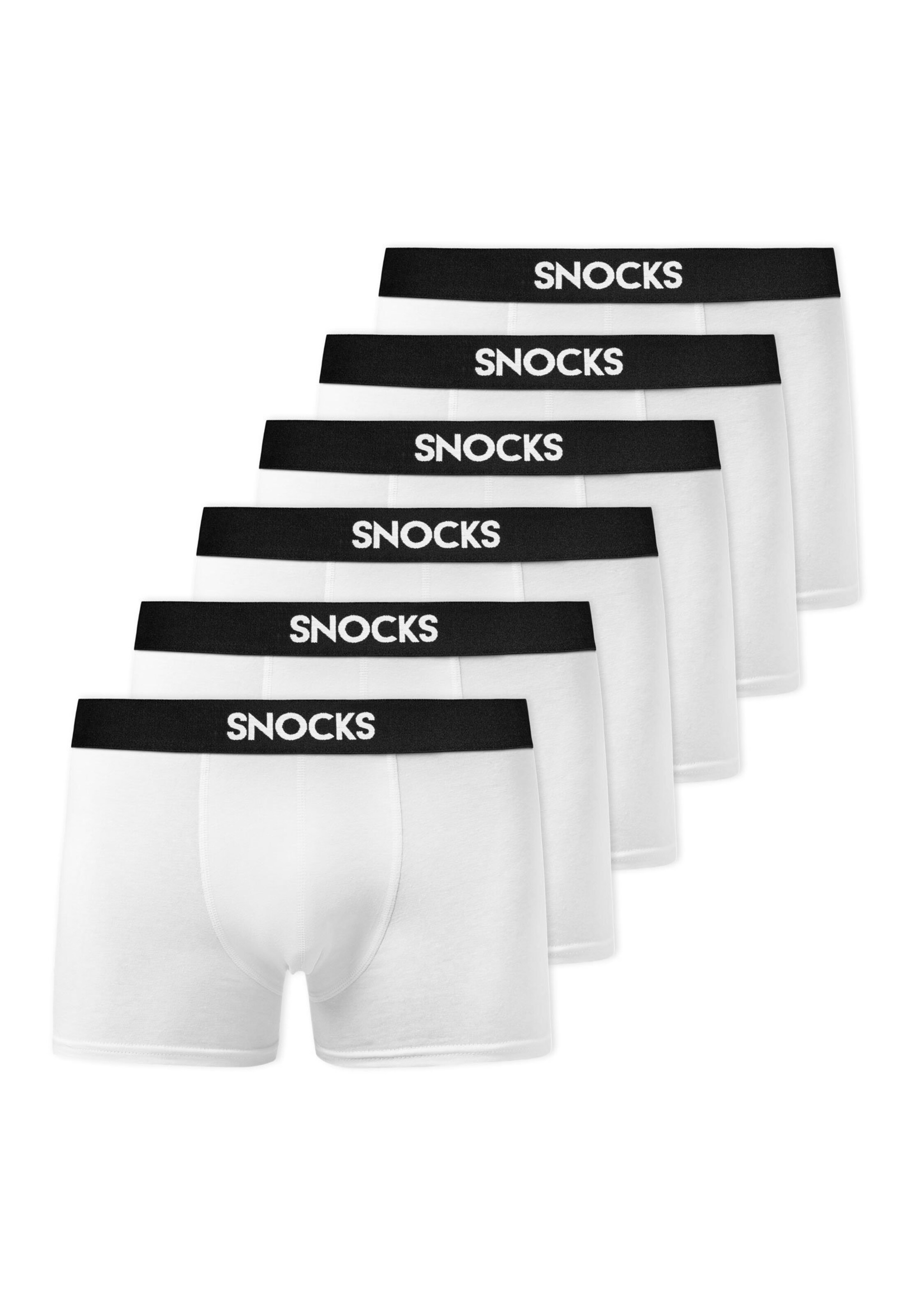 SNOCKS Boxer shorts in White: front