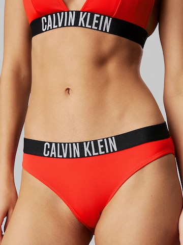 Calvin Klein Swimwear Bikinibroek in Rood