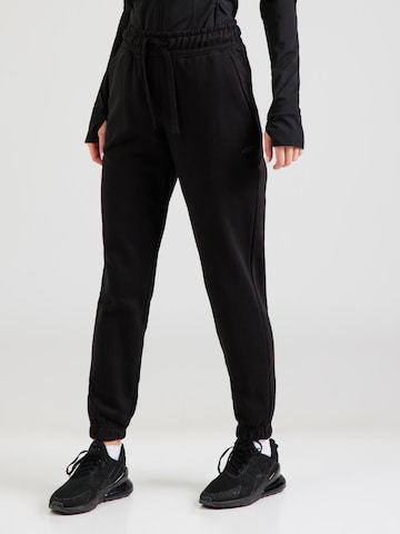 Tapered Pantaloni sportivi di 4F in nero: frontale