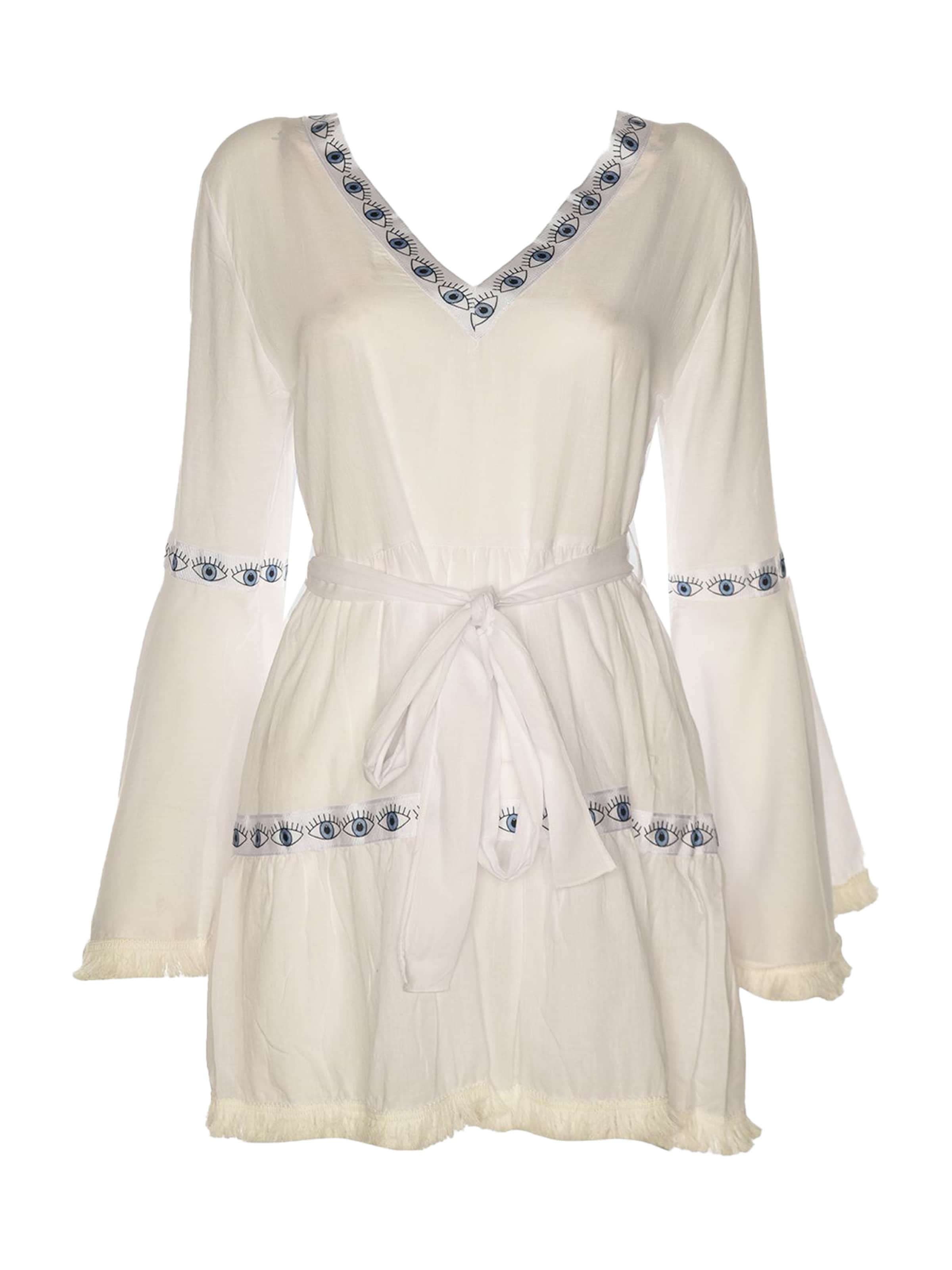 Trendyol - Vestido em branco: frente