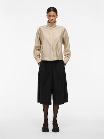 ROUGE EDIT Loosefit Bukser med lægfolder i grå