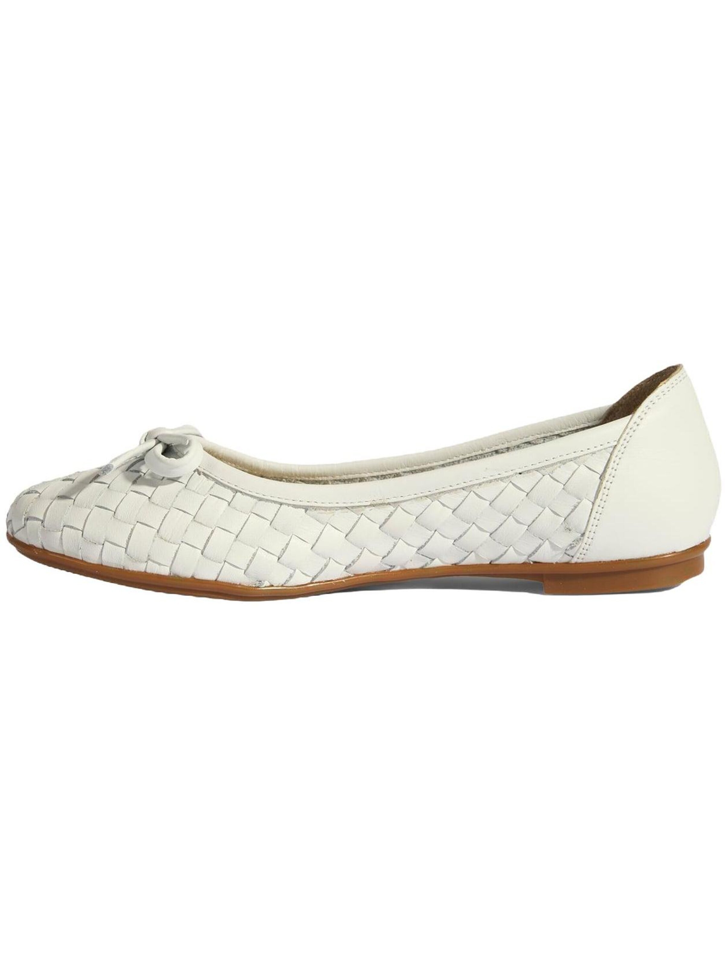 Desa Ballet Flats 'Ballettschuhe' in White