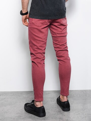 Ombre Slim fit Jeans 'P1058' in Red