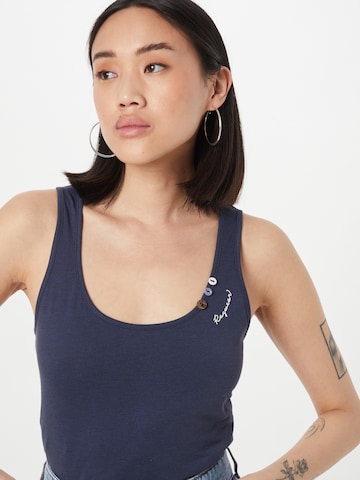 Top 'FLOUKIA' de la Ragwear pe albastru
