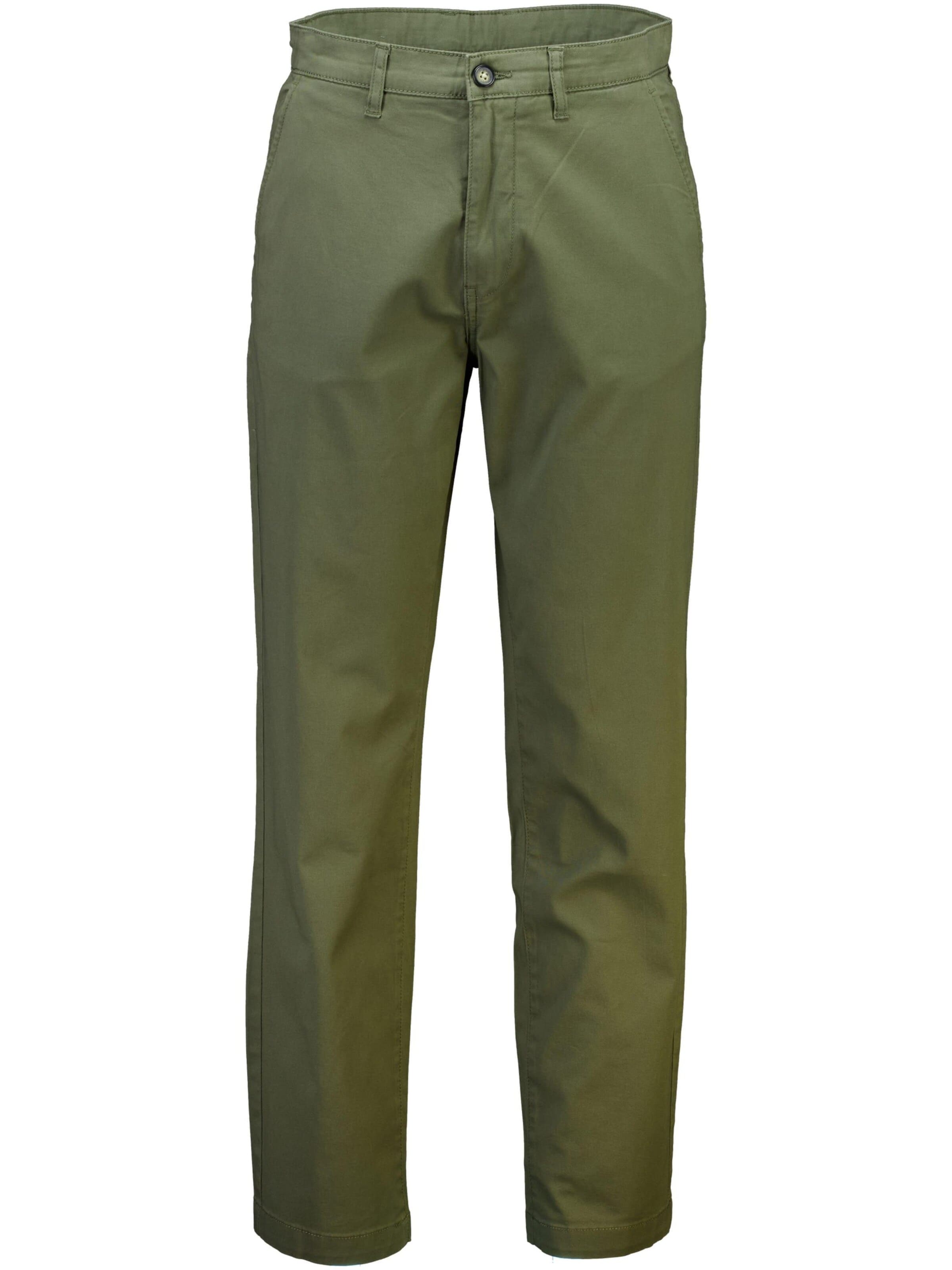 Baggy Pantalon chino Lindbergh en vert : devant