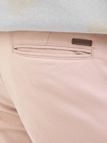 JACK & JONES Regularen Chino hlače 'JJIBowie' | roza barva
