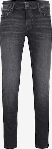 JACK & JONES Slimfit Jeans 'MIKE' in Zwart: voorkant