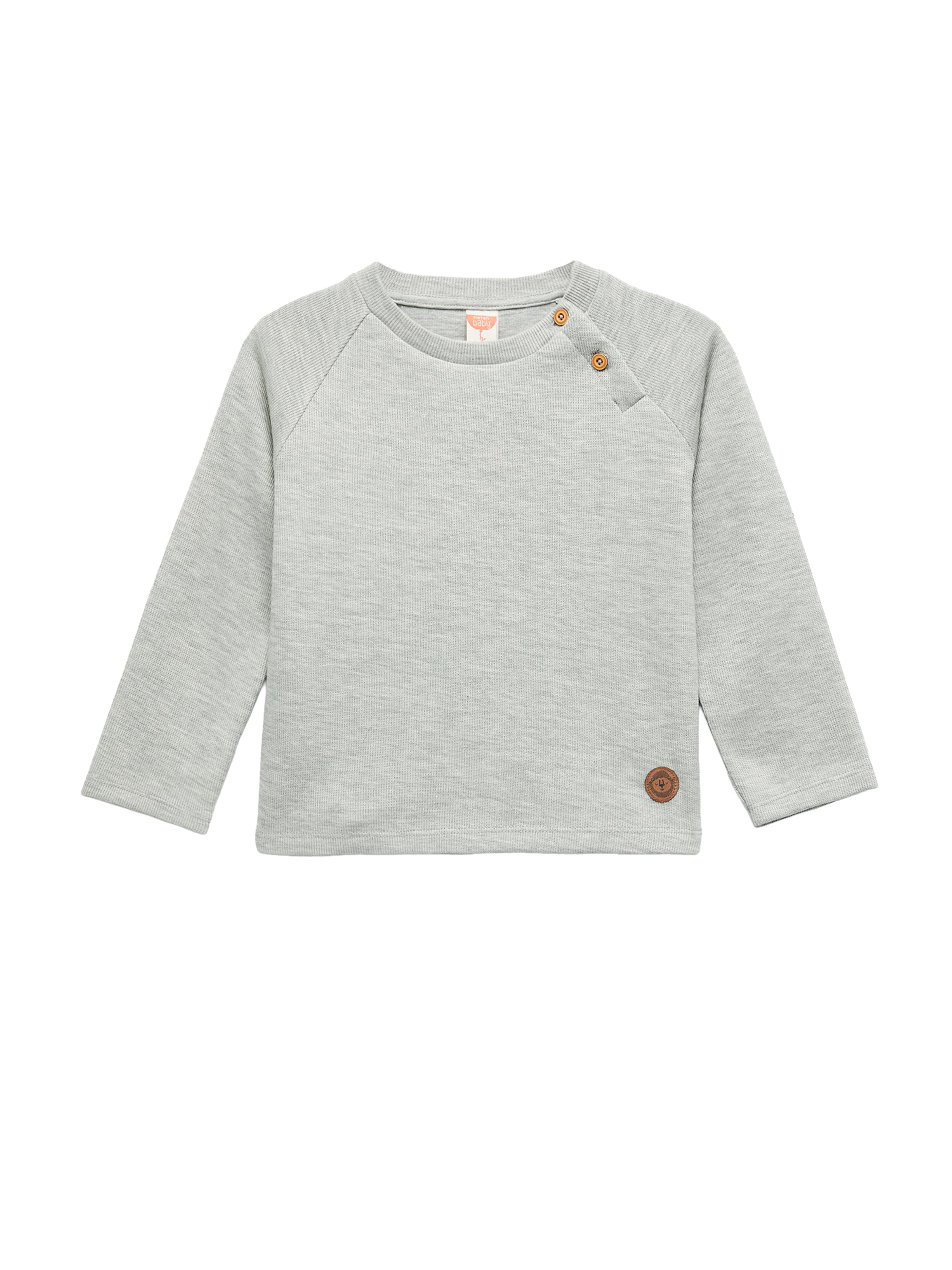 Koton Sweatshirt in Grijs: voorkant