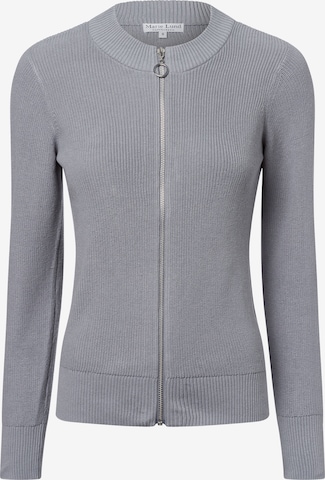 Marie Lund Knit Cardigan in Grey: front