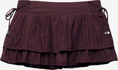 Fustă Pull&Bear pe roșu burgundy, Vizualizare produs
