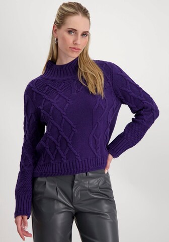 monari Pullover in Lila: Vorderseite