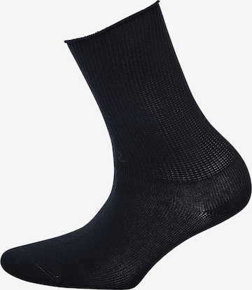 Hudson Socks in Blue: front