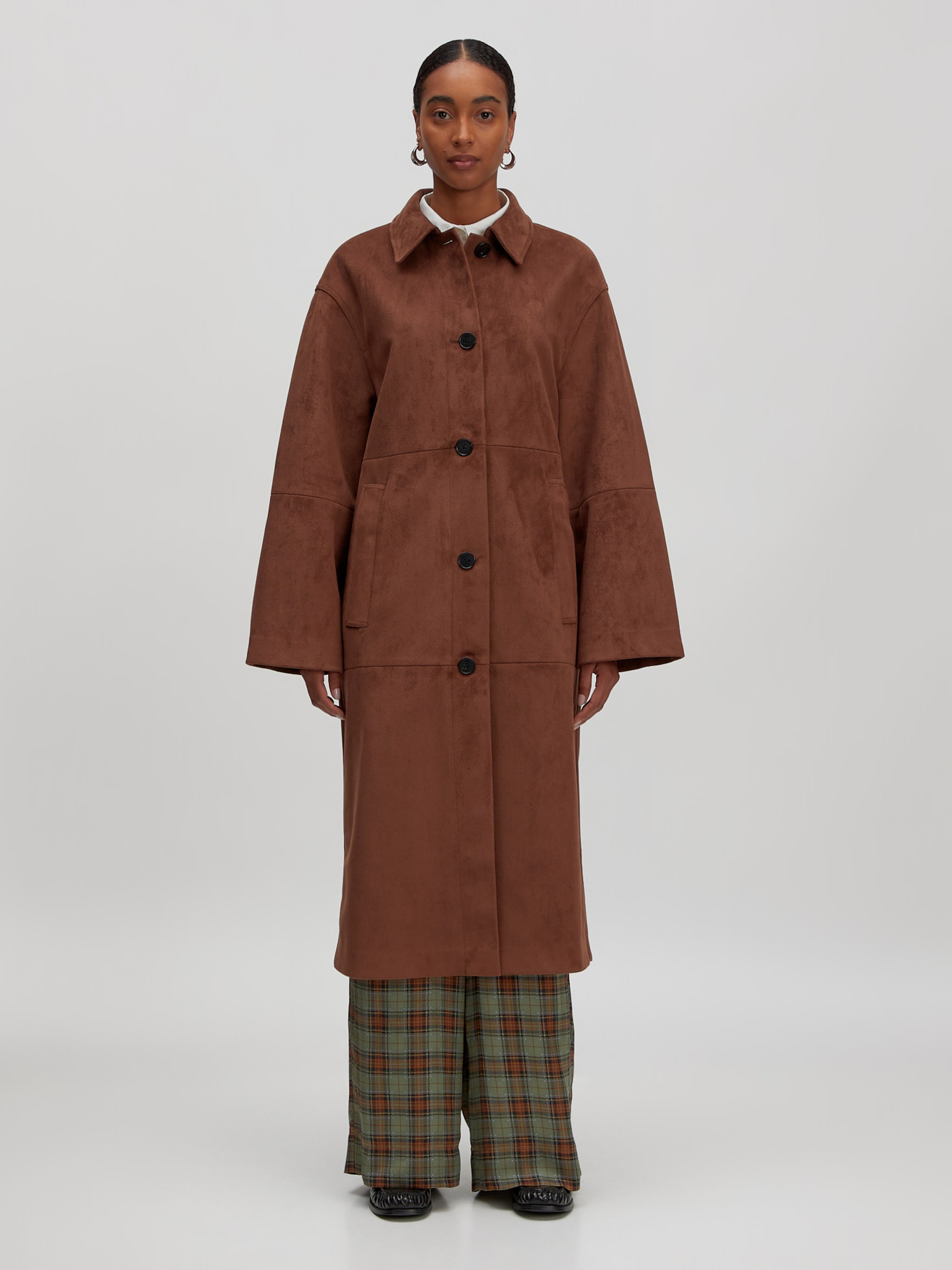 EDITED Produits Manteau mi-saison 'Ignacio' marron