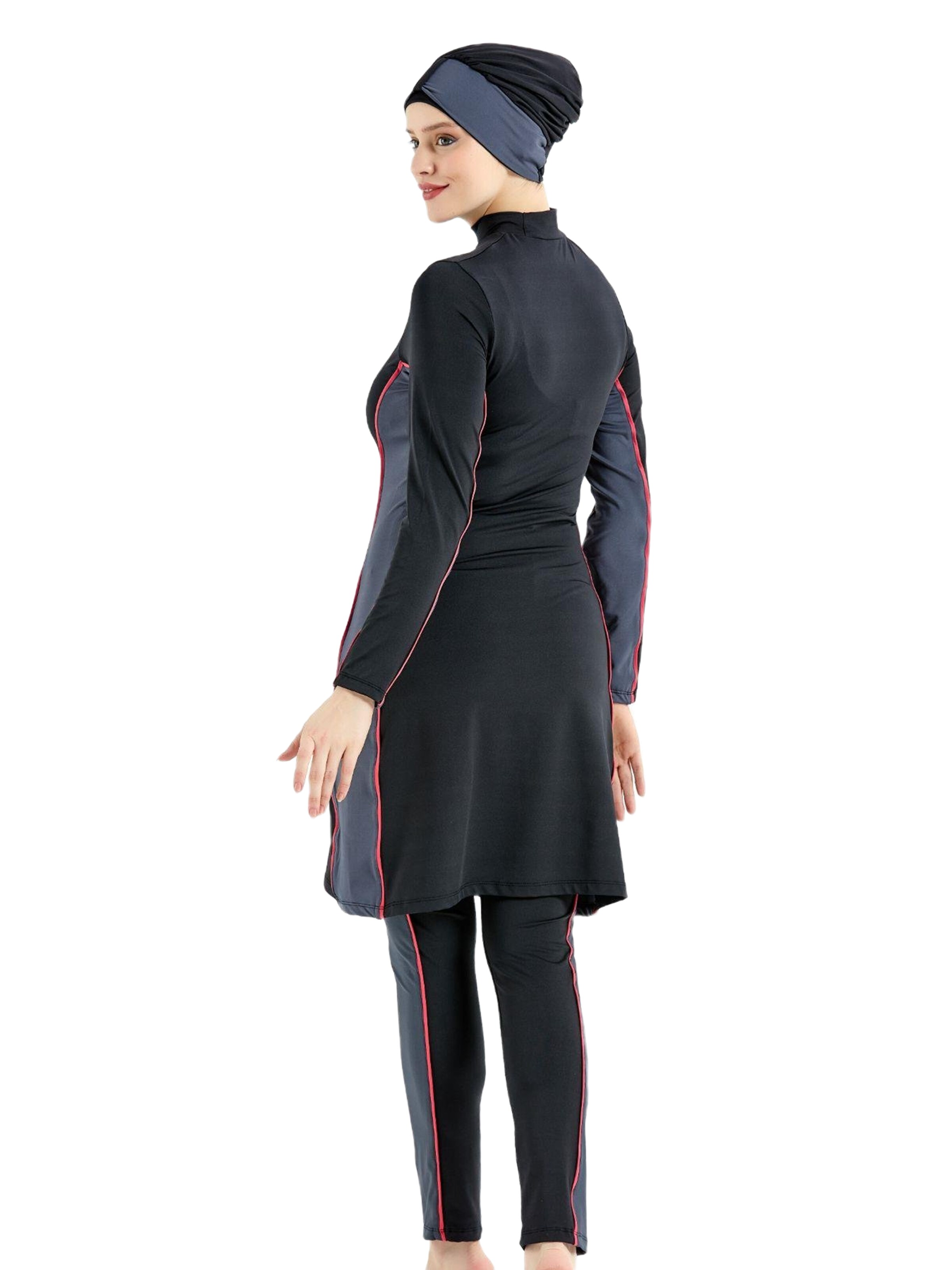 C&City Badpakjurk in Zwart