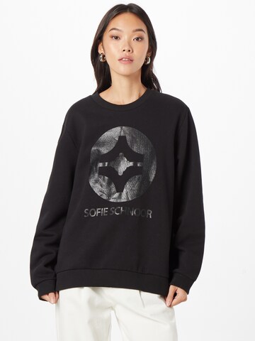 Sweat-shirt Sofie Schnoor en noir : devant