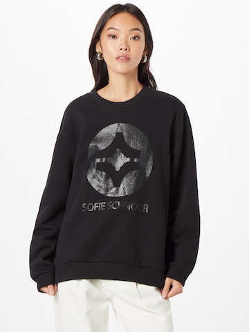 Sofie Schnoor Sweatshirt in Black: front