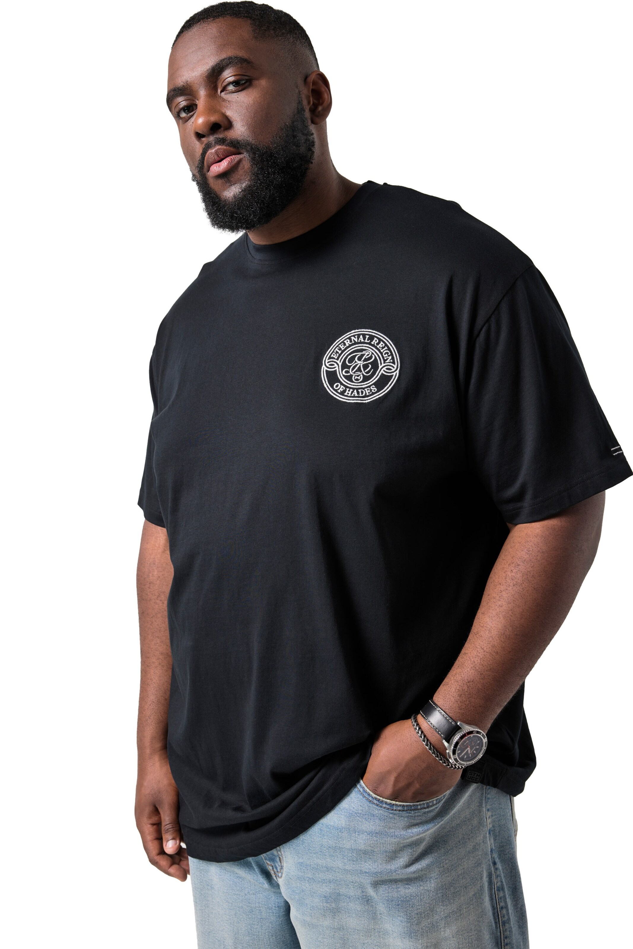 STHUGE T-Shirt in Schwarz