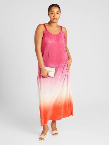 ONLY Carmakoma Summer Dress 'JILLY' in Pink