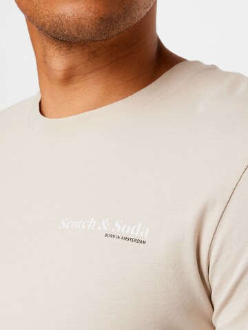 SCOTCH & SODA T-Shirt in Grau