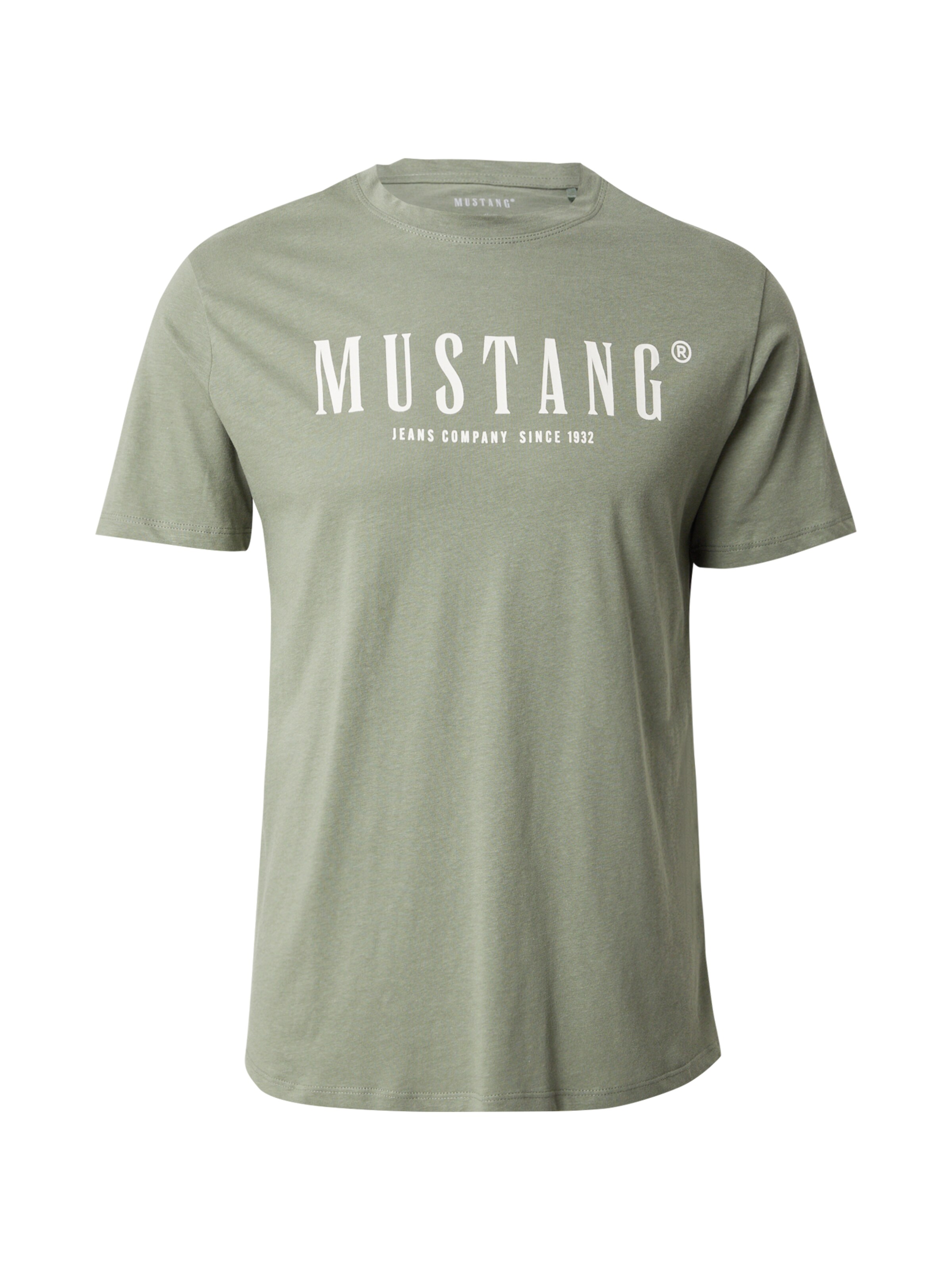MUSTANG Shirt 'Austin' in Light green / White, Item view
