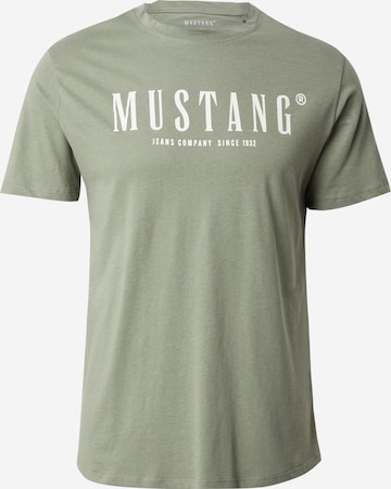 T-Shirt 'Austin' MUSTANG en vert : devant