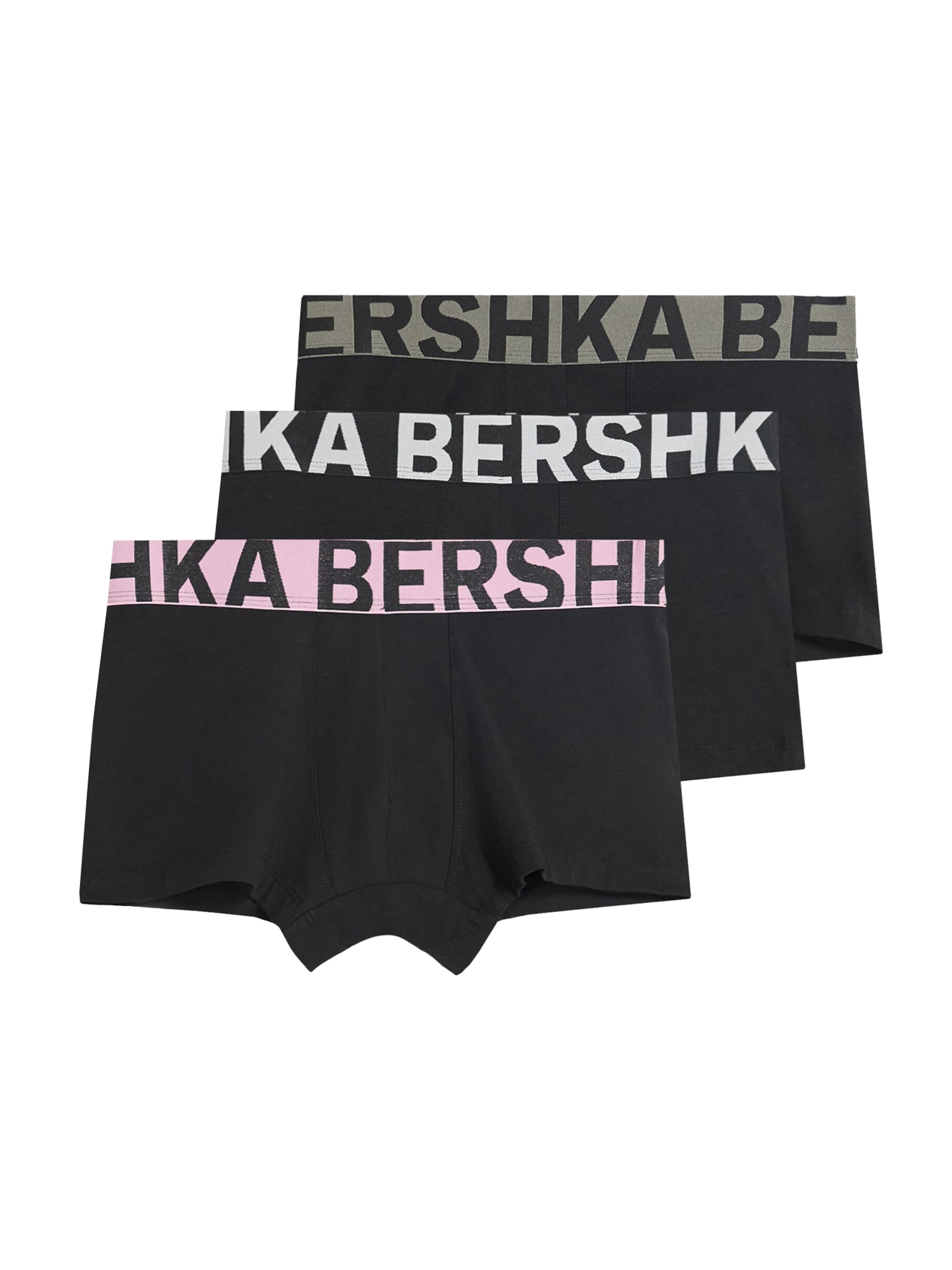 Bershka Boxeralsók - fekete: elől