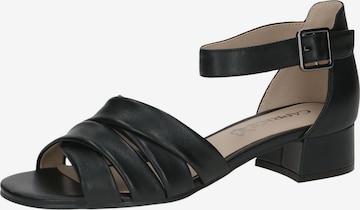 CAPRICE Sandale in Schwarz: Vorderseite