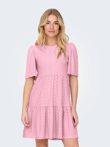 JDY Платье 'JDYCARLA CATHINKA' в Ярко-розовый: спереди